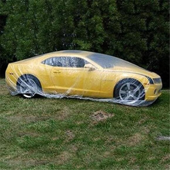 West Lake Universal Clear Disposable Car Cover for SUV, Sedan, Sport Cars - Picture 2 of 8